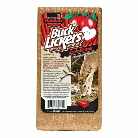 EVOLVED HABITATS Attractant Deer Block Appl 4Lb 30495